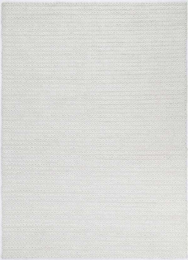  Cue White Wool Blend Rug 160x230cm
