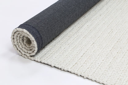 Cue White Wool Blend Rug 160x230cm