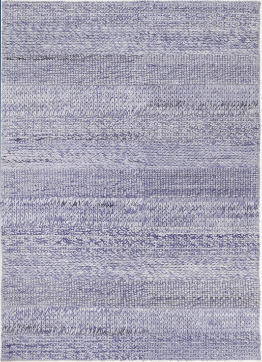 Grace Blue Wool Blend Rug 160x230cm