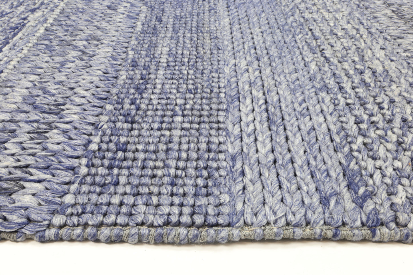 Grace Blue Wool Blend Rug 160x230cm