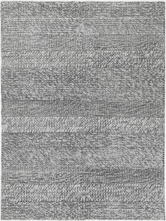 Grace Charcoal Wool Blend Rug 160x230cm