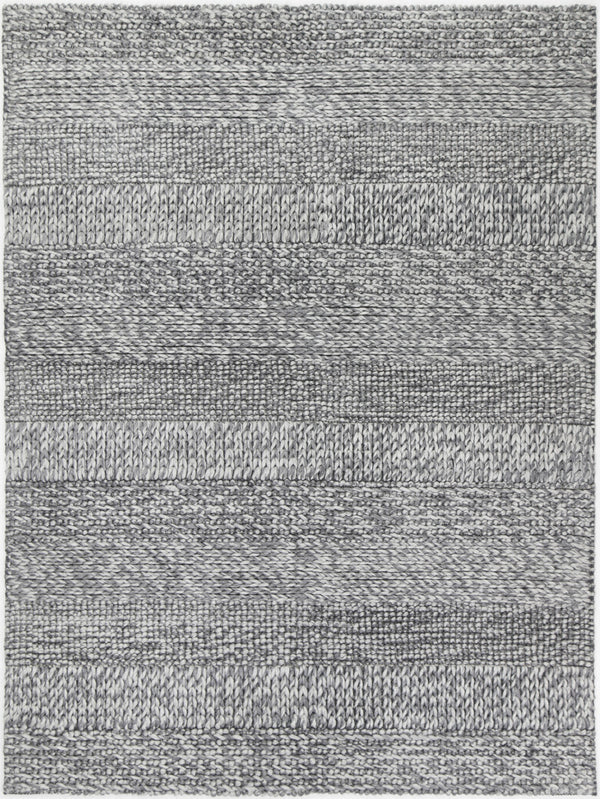  Grace Charcoal Wool Blend Rug 160x230cm