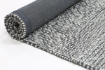 Grace Charcoal Wool Blend Rug 160x230cm