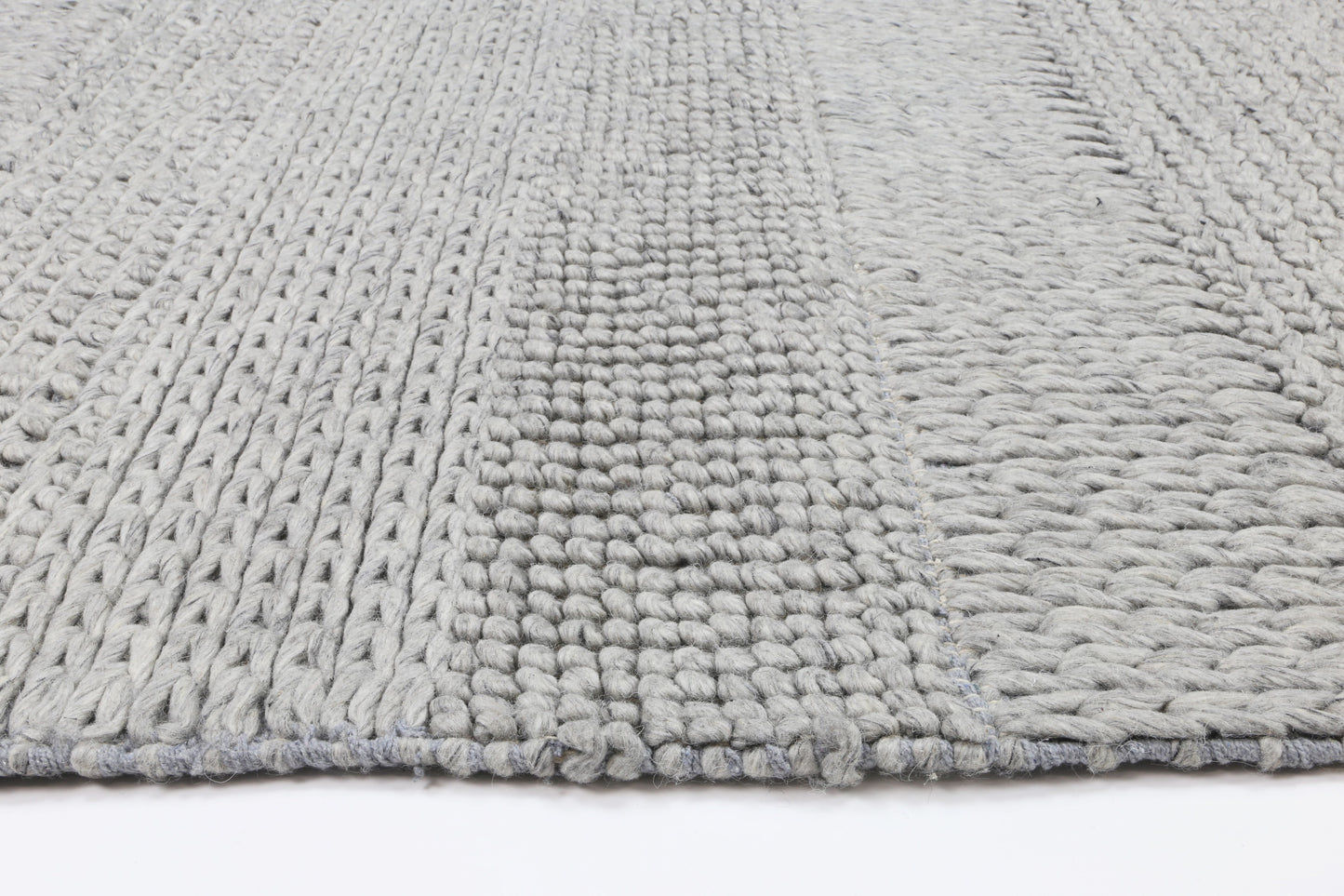 Grace Grey Wool Blend Rug 160x230cm