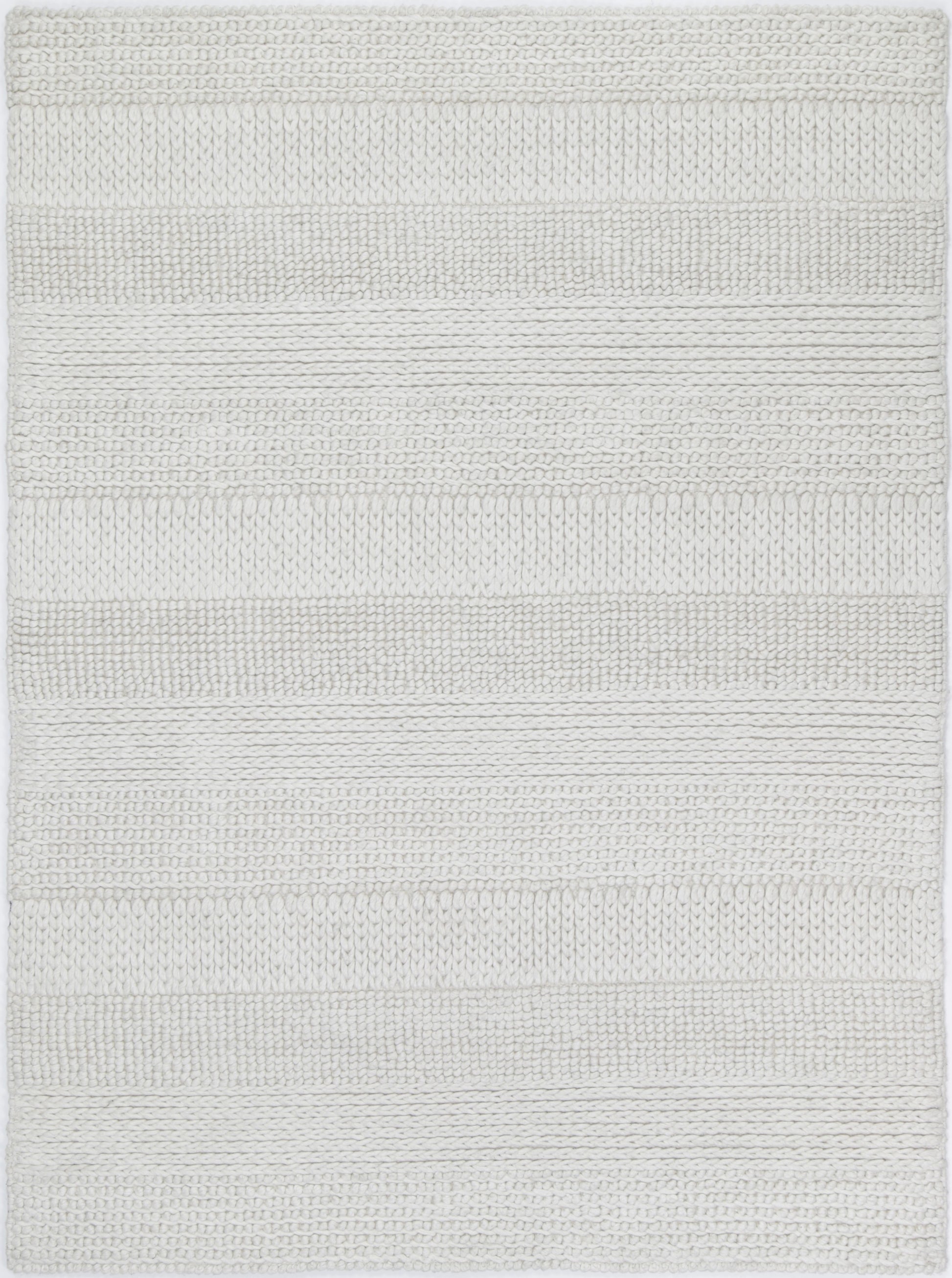 Grace White Wool Blend Rug 160x230cm