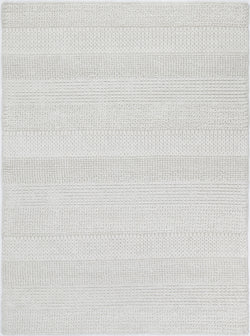 Grace White Wool Blend Rug 160x230cm