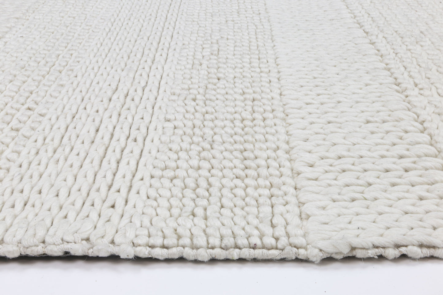 Grace White Wool Blend Rug 160x230cm