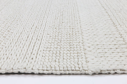Grace White Wool Blend Rug 160x230cm