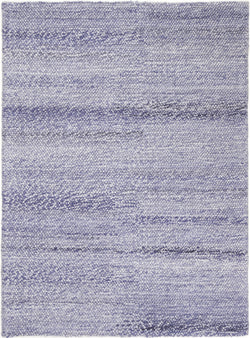 Loopy Blue Wool Blend Rug 160x230cm