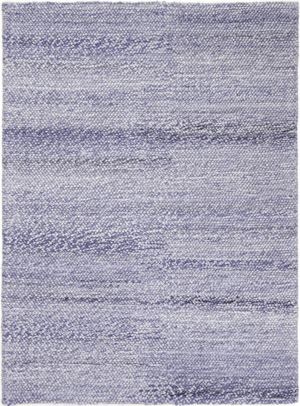  Loopy Blue Wool Blend Rug 160x230cm