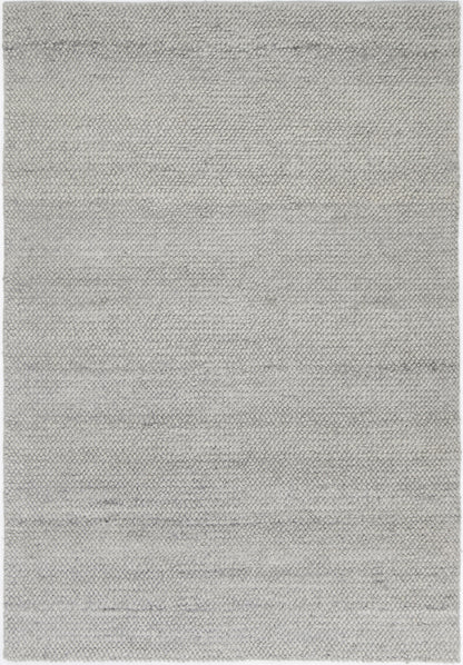 Loopy Grey Wool Blend Rug 160x230cm