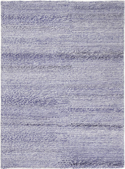 Loopy Blue Wool Blend Rug 200x290cm
