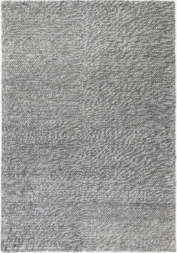 Loopy Charcoal Wool Blend Rug 200x290cm