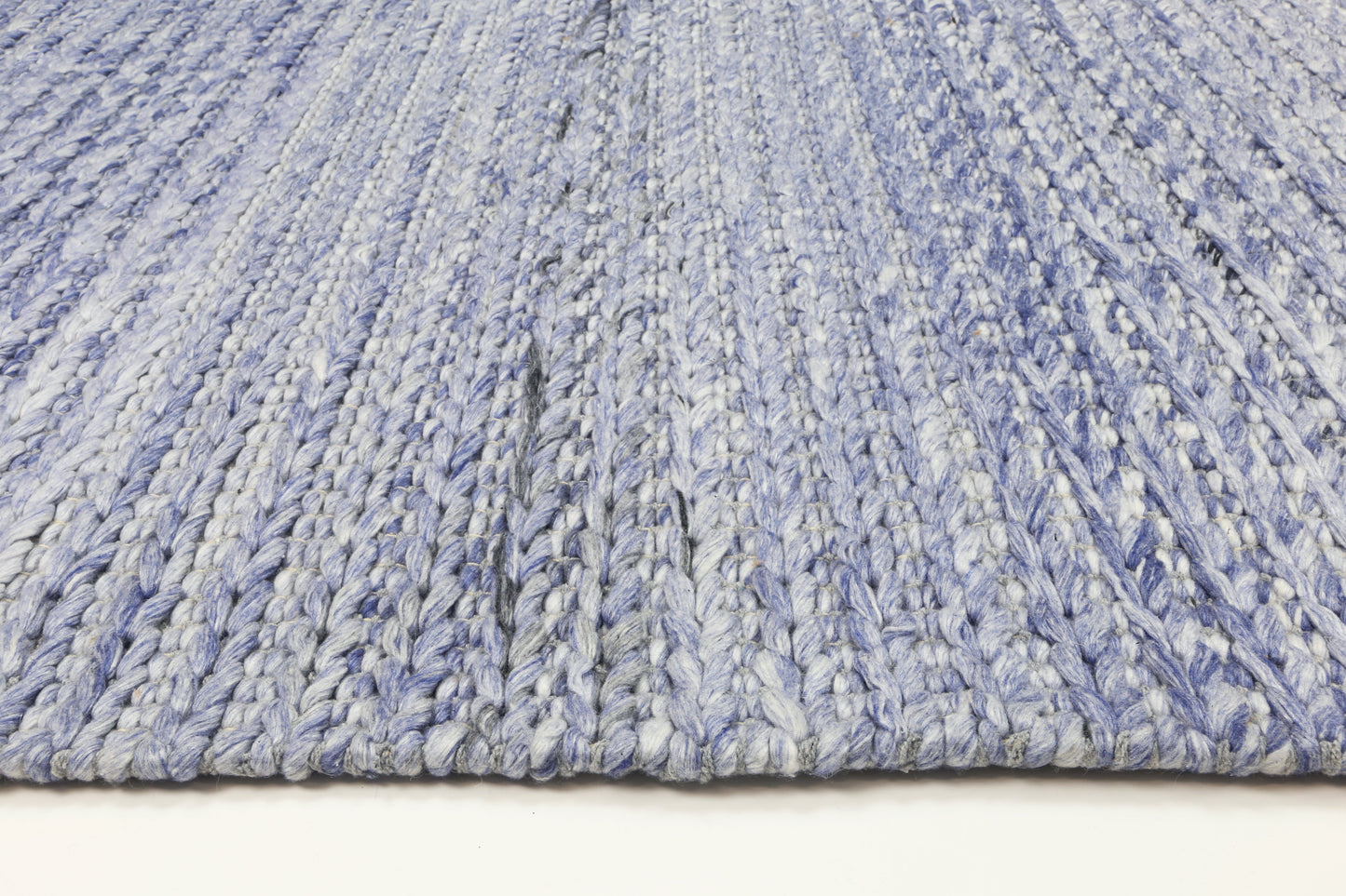 Cue Blue Wool Blend Rug 240x330cm