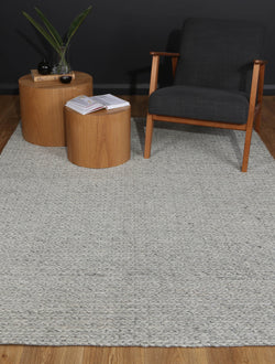 Cue Grey Wool Blend Rug 240x330cm