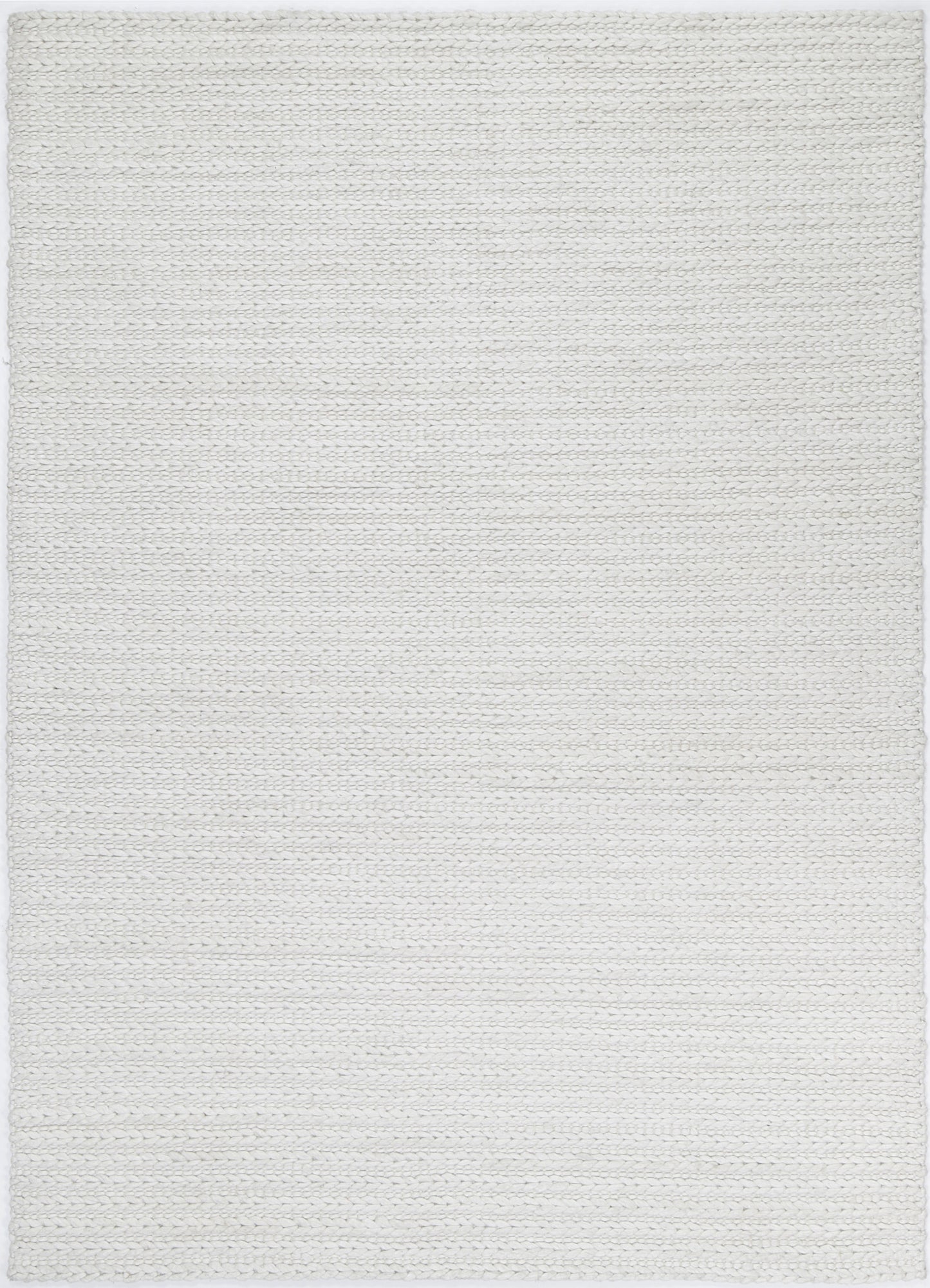 Cue White Wool Blend Rug 240x330cm