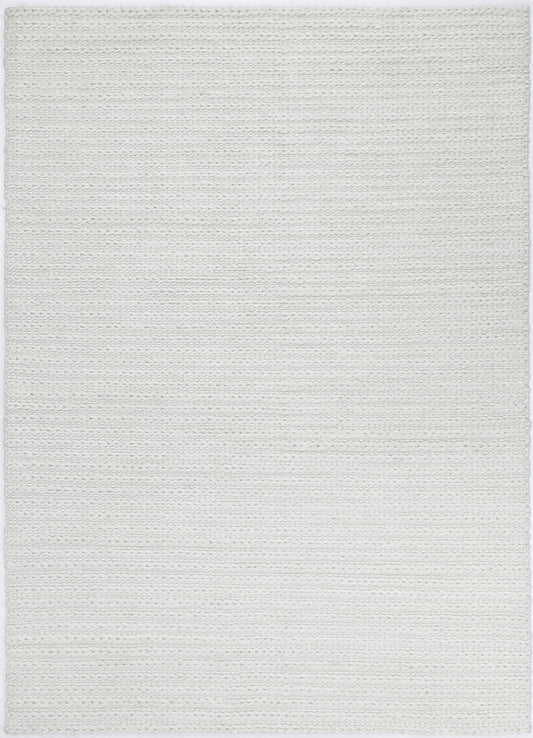 Cue White Wool Blend Rug 240x330cm