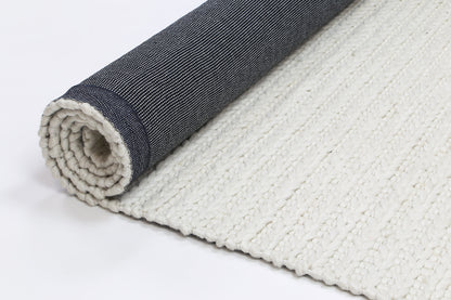 Cue White Wool Blend Rug 240x330cm