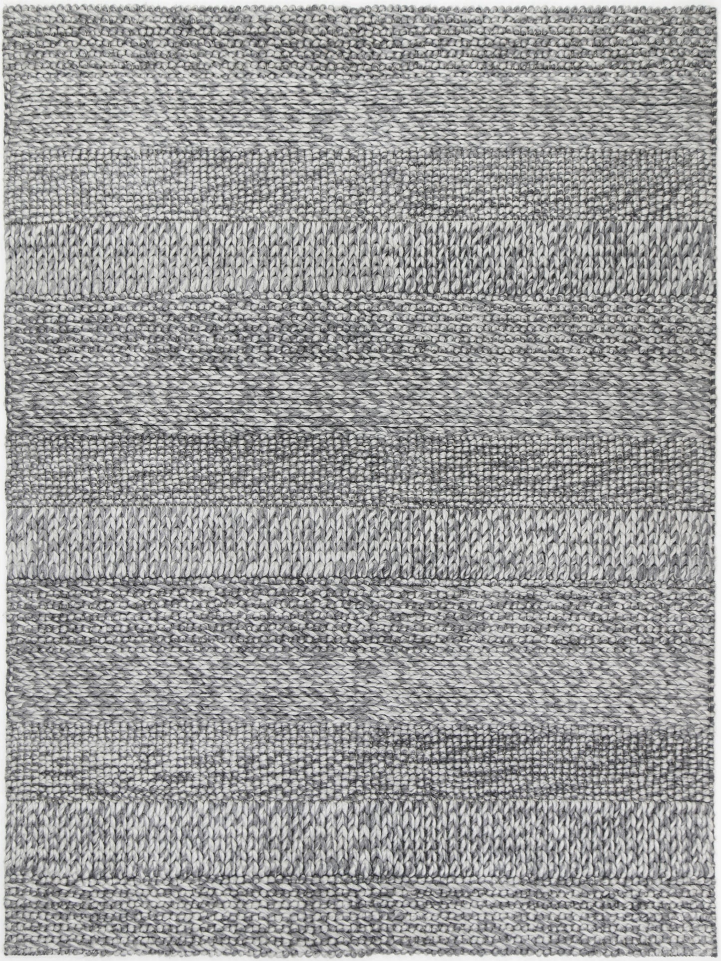 Grace Charcoal Wool Blend Rug 240x330cm