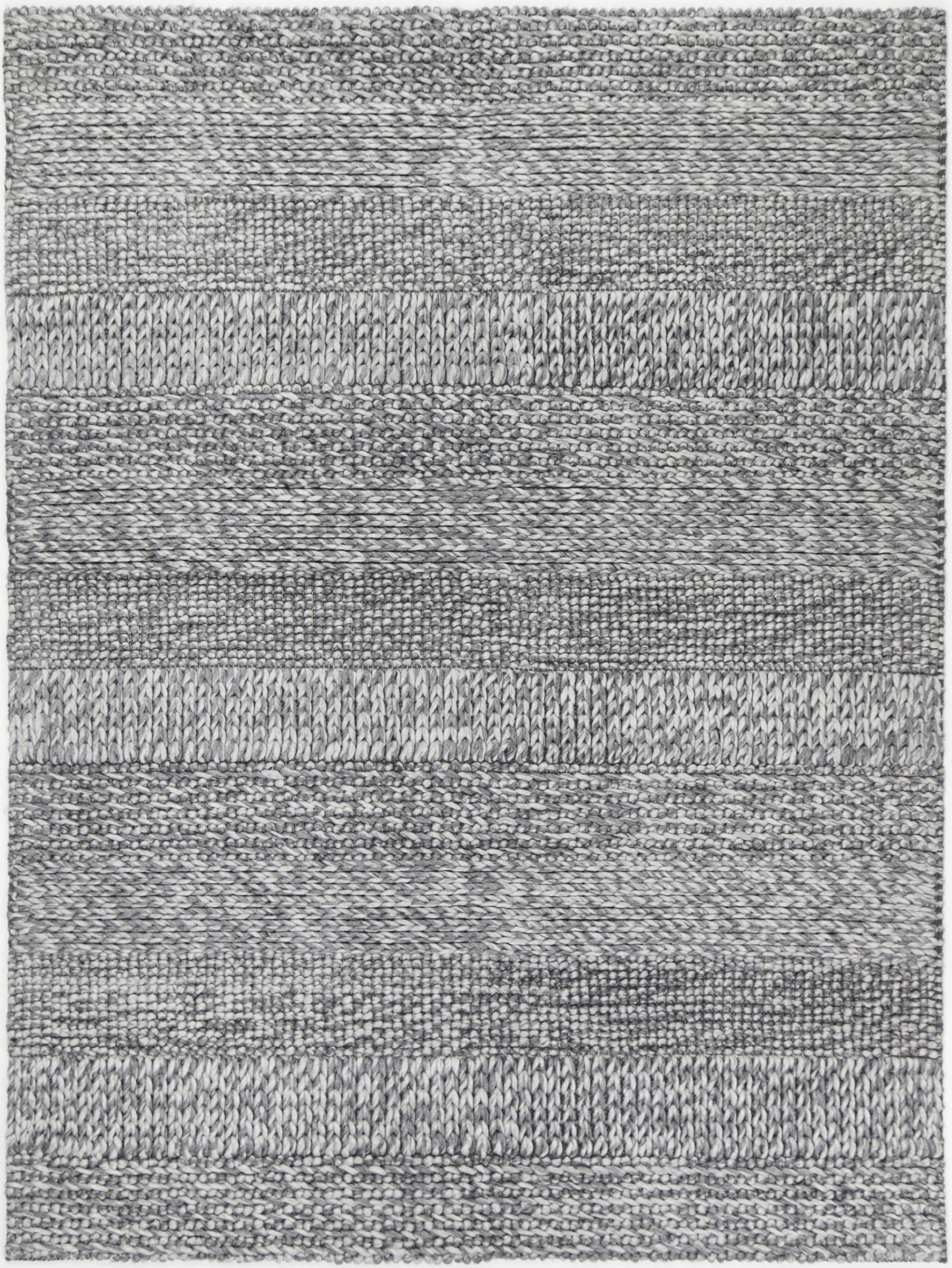 Grace Charcoal Wool Blend Rug 240x330cm