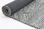 Grace Charcoal Wool Blend Rug 240x330cm