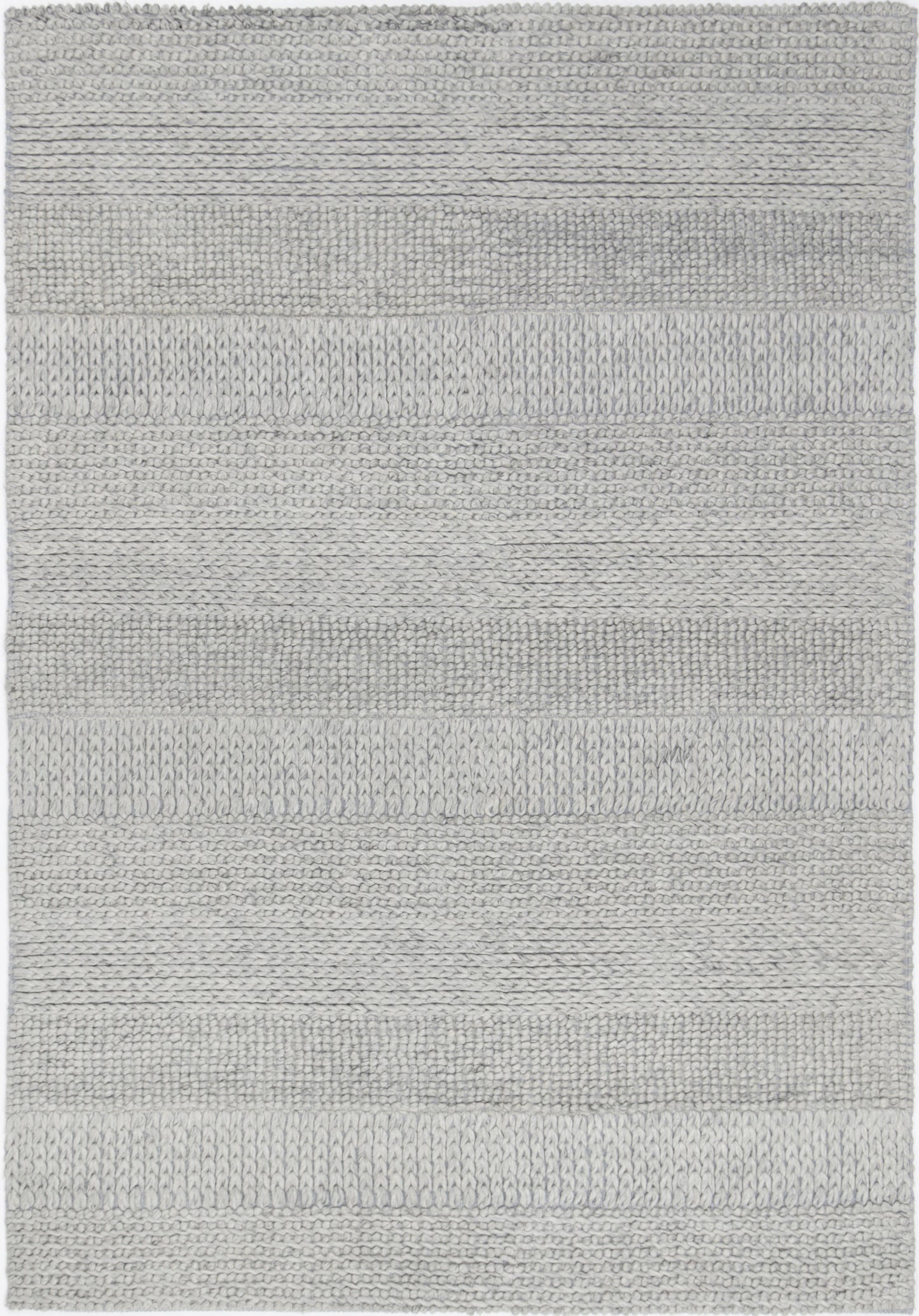 Grace Grey Wool Blend Rug 240x330cm
