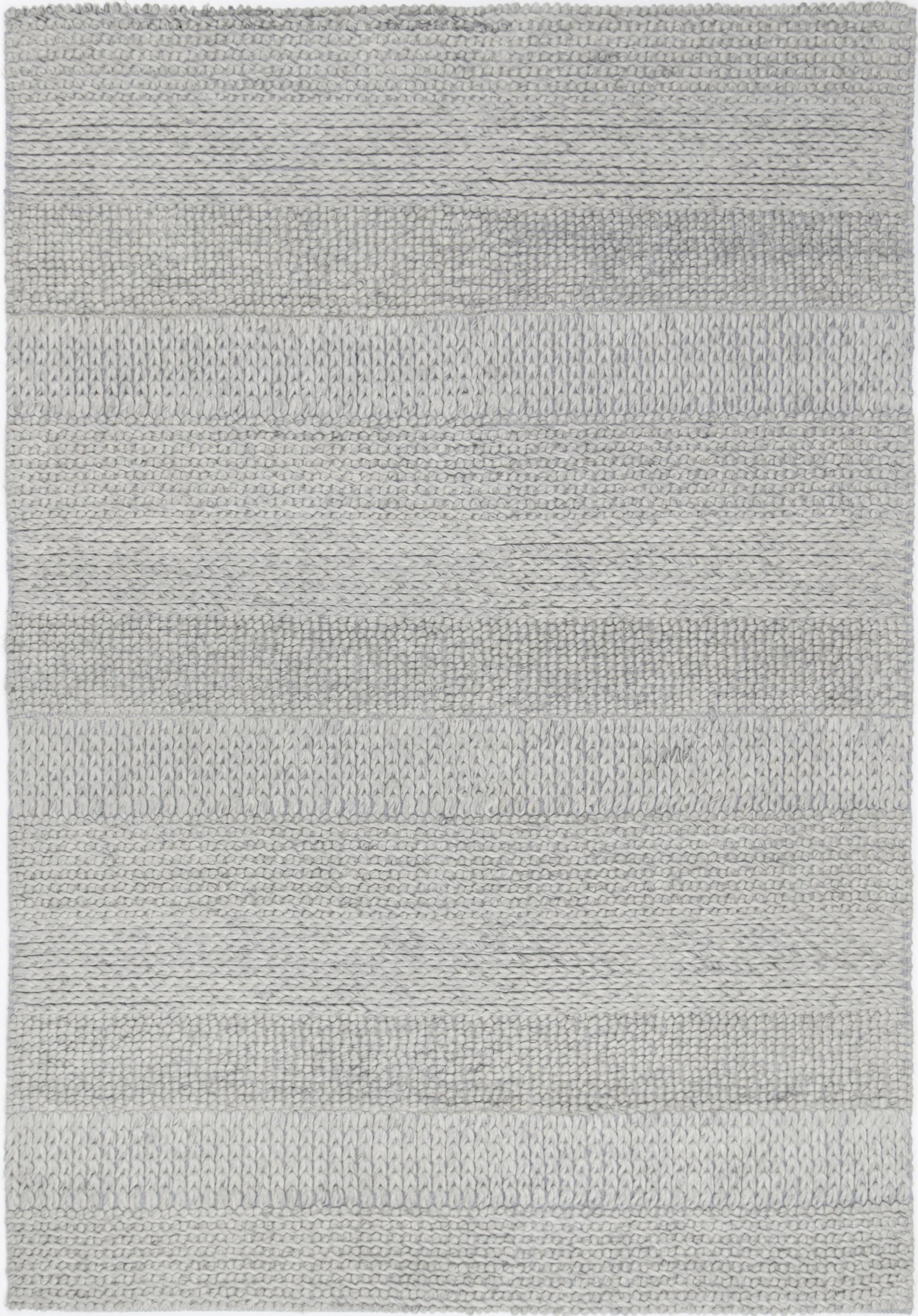 Grace Grey Wool Blend Rug 240x330cm