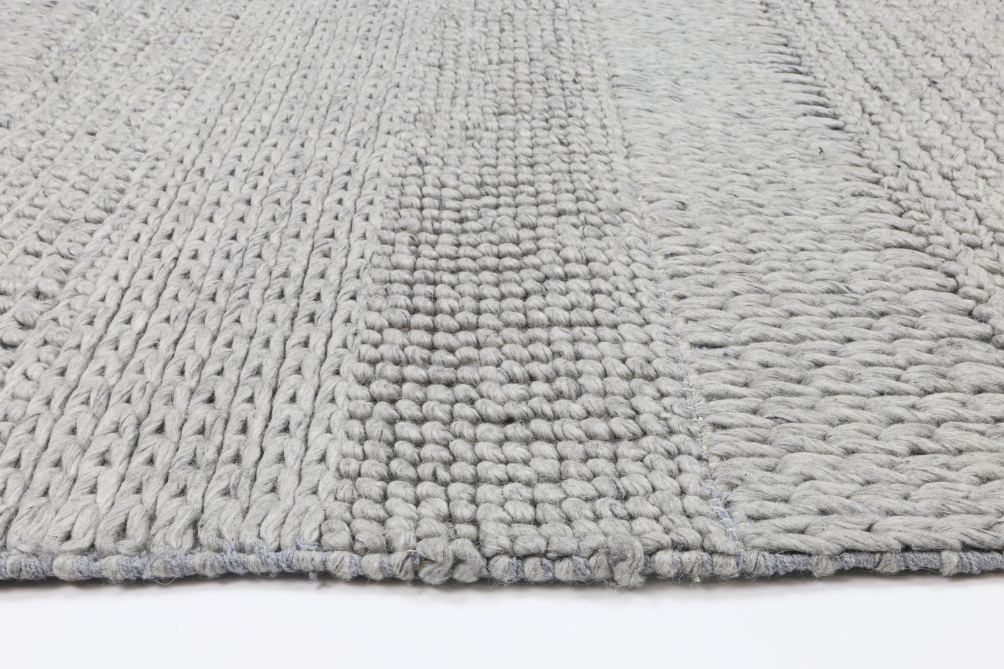 Grace Grey Wool Blend Rug 240x330cm