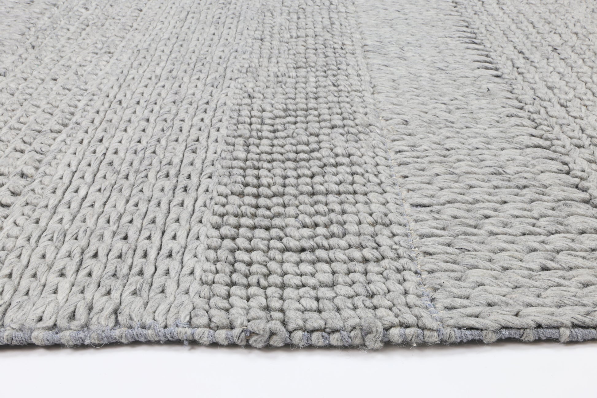 Grace Grey Wool Blend Rug 240x330cm