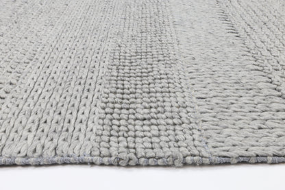 Grace Grey Wool Blend Rug 240x330cm