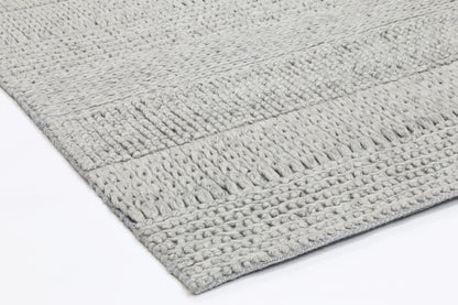 Grace Grey Wool Blend Rug 240x330cm