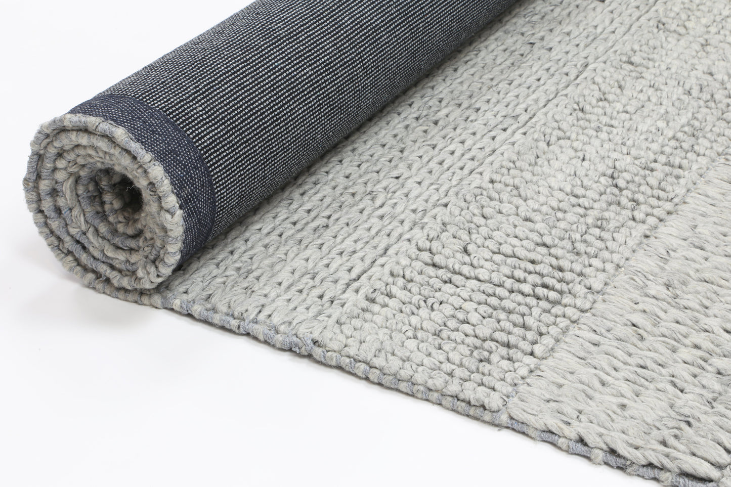 Grace Grey Wool Blend Rug 240x330cm