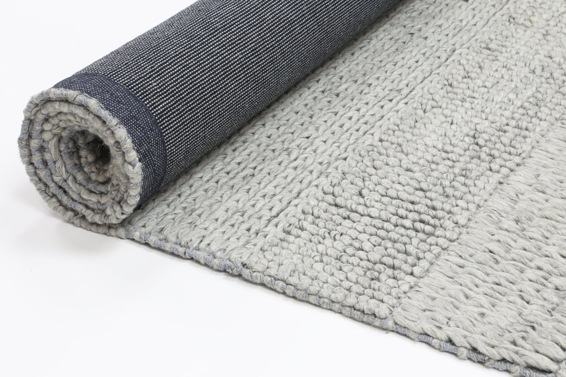 Grace Grey Wool Blend Rug 240x330cm