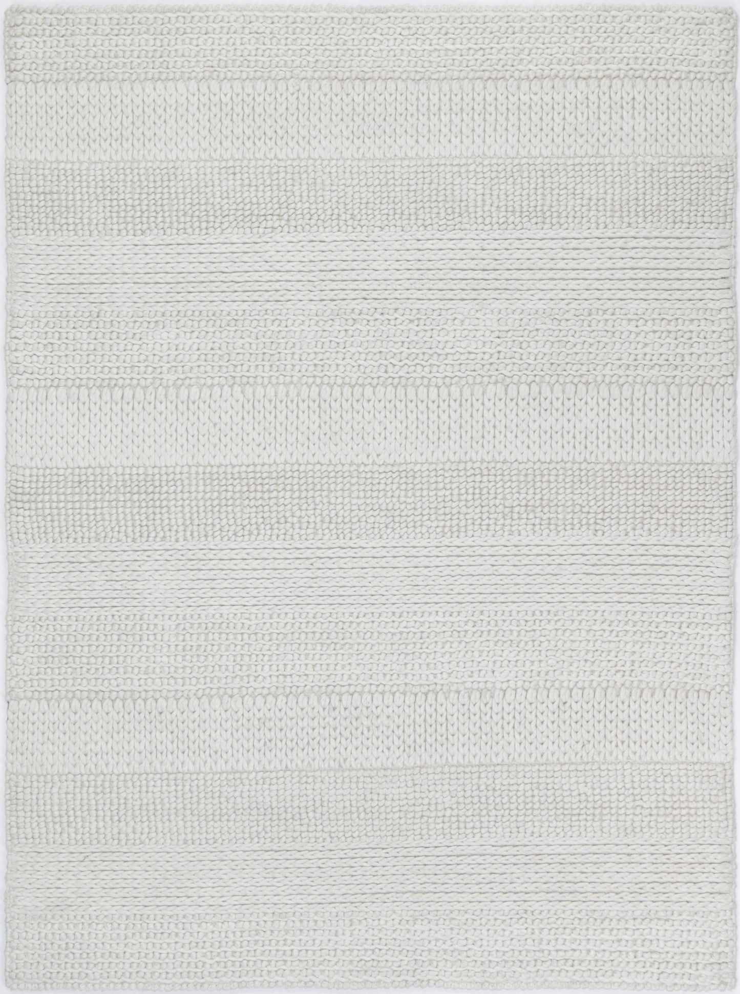Grace White Wool Blend Rug 240x330cm
