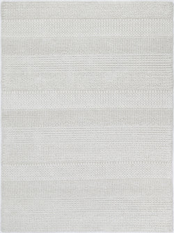 Grace White Wool Blend Rug 240x330cm