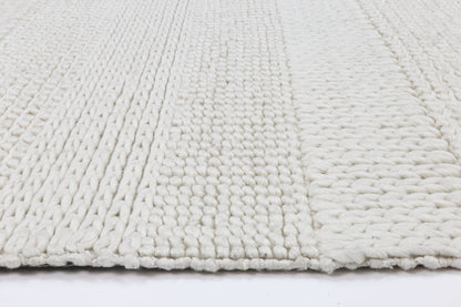 Grace White Wool Blend Rug 240x330cm