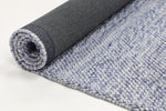 Loopy Blue Wool Blend Rug 240x330cm