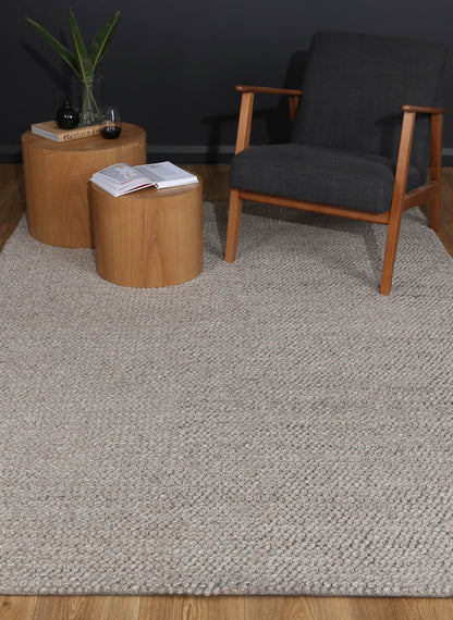 Loopy Camel Wool Blend Rug 240x330cm