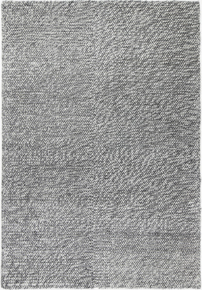 Loopy Charcoal Wool Blend Rug 240x330cm