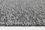 Loopy Charcoal Wool Blend Rug 240x330cm