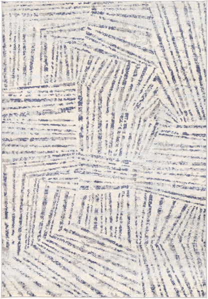 Palermo Vallo Grey Blue Rug 300x400cm