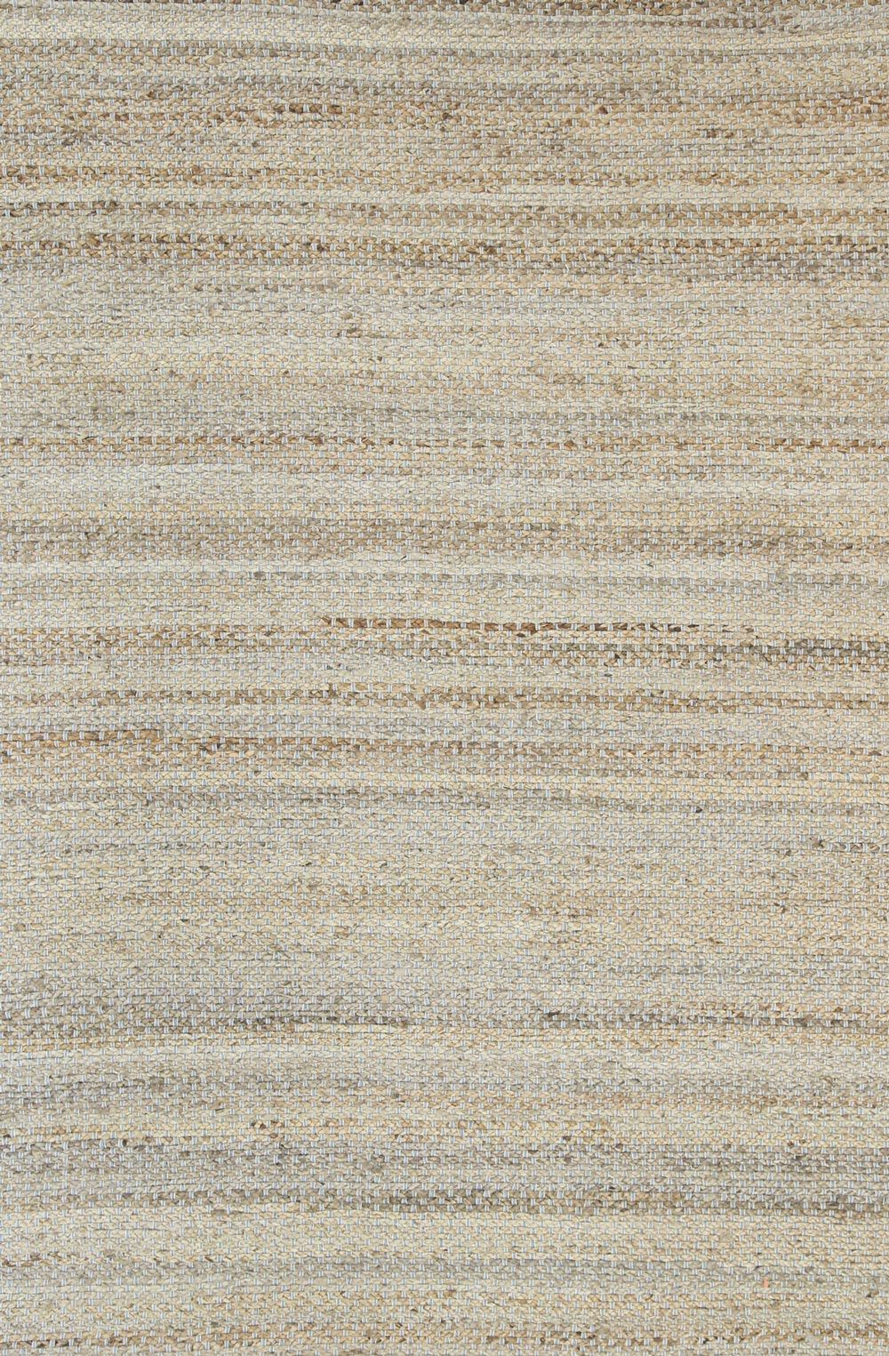 Blue Natural Basket Weave Jute Rug 150x220cm