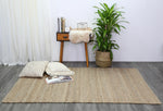 Black Natural Basket Weave Jute Rug 230x320cm