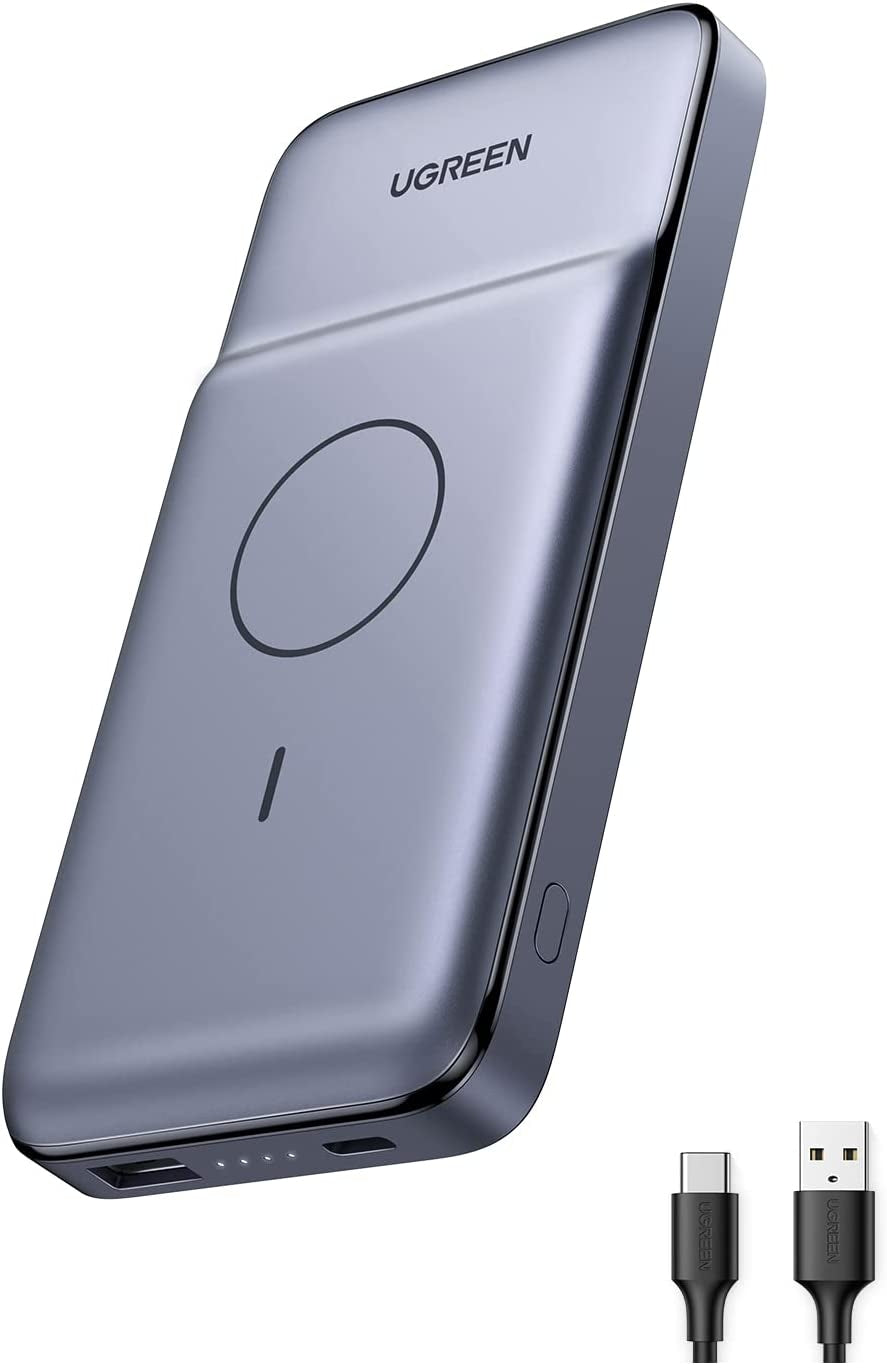 Ugreen Power Bank 10000Mah 20W Power Delivery Quick Charge 7.5W Magnetic Wireless Charger