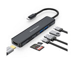 7-in-1 Multiport Adapter Hub USB 3.0 HDMI 4K SD Card Reader