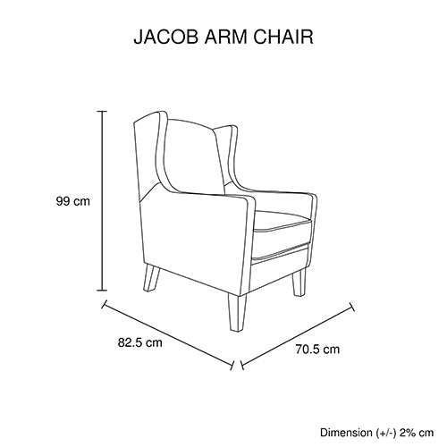 The posh and attractive Arm Chair Beige Colour