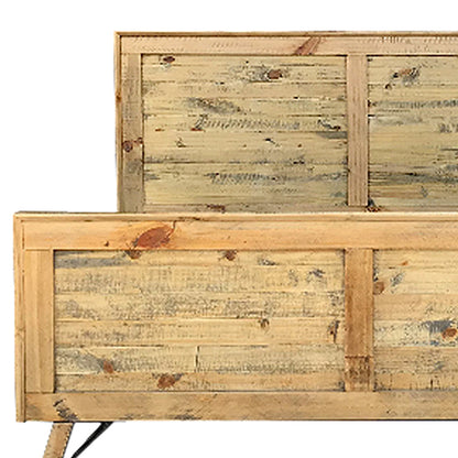 Queen Size Bed Frame Wooden Ozzy Colour