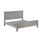 King Size White Ash Bed Frame, Solid Acacia Wood Veneer