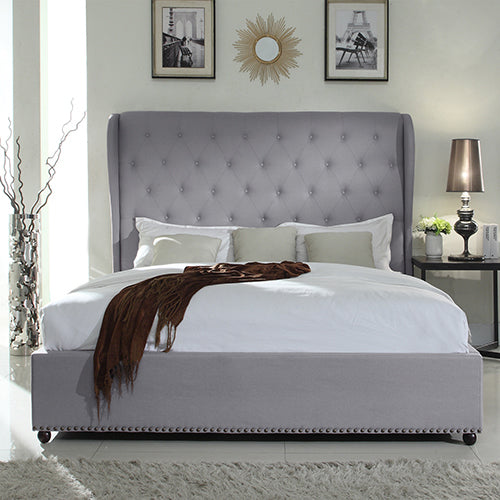 Paris Bedframe King Size Grey color