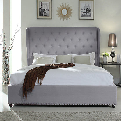 Paris Bedframe King Size Grey color